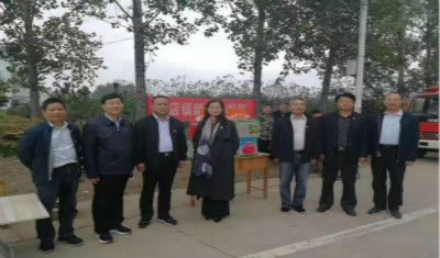 我校班子成员看望慰问禁烧督查组