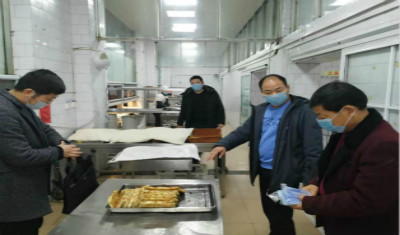 市教体局保健站莅临我校开展食品安全督导检查
