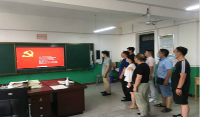 我校数学党支部举行主题党日活动