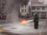 我校组织师生代表赴消防教育基地参观学习