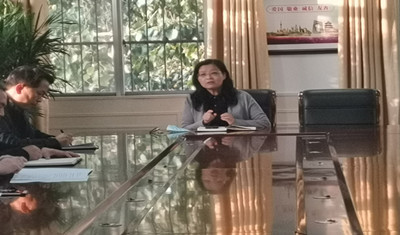 平顶山市实验高中召开师德师风教育活动暨汇报课阶段总结、教研组长会议
