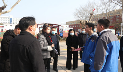 共创全国文明城市，实验高中在行动